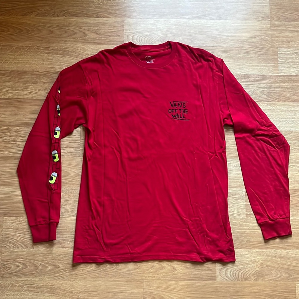 Vans x The Simpsons “El Barto” Red Long-sleeve